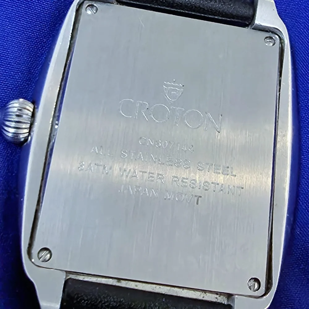 Croton Retrogade Day Date Classic Mens Watch